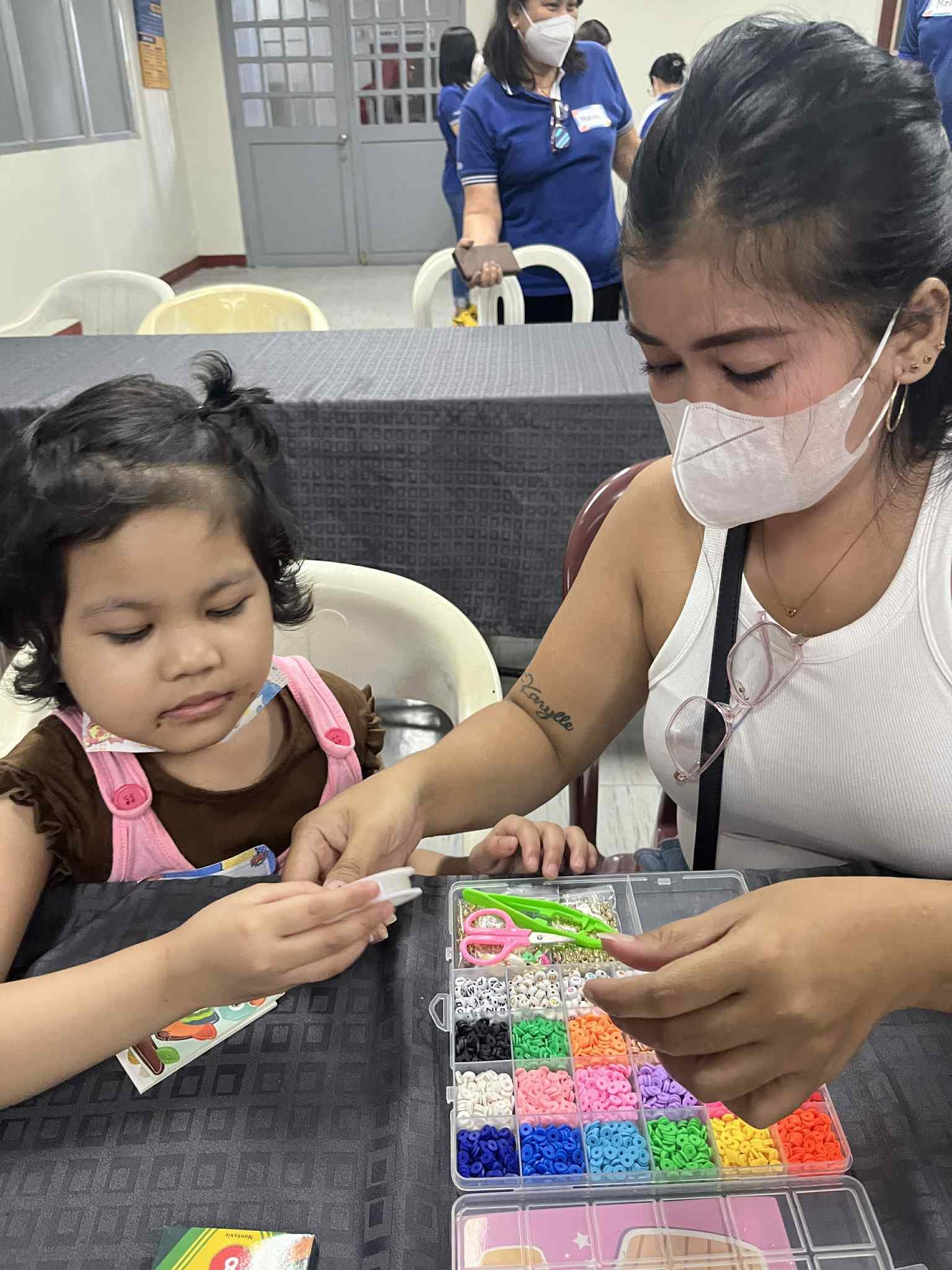 Child receiving care at Adonai's Mercy House